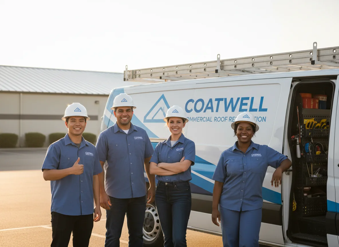Commercial roof coating company in Bison, SD